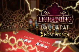 First Person Lightning Baccarat